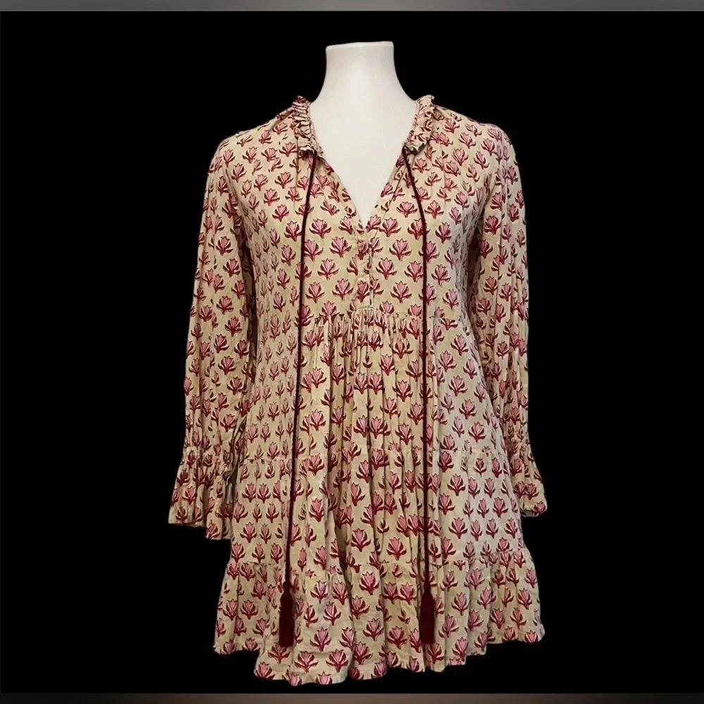 Modern Soul boho bohemian whimsical fairy floral dress cottagecore